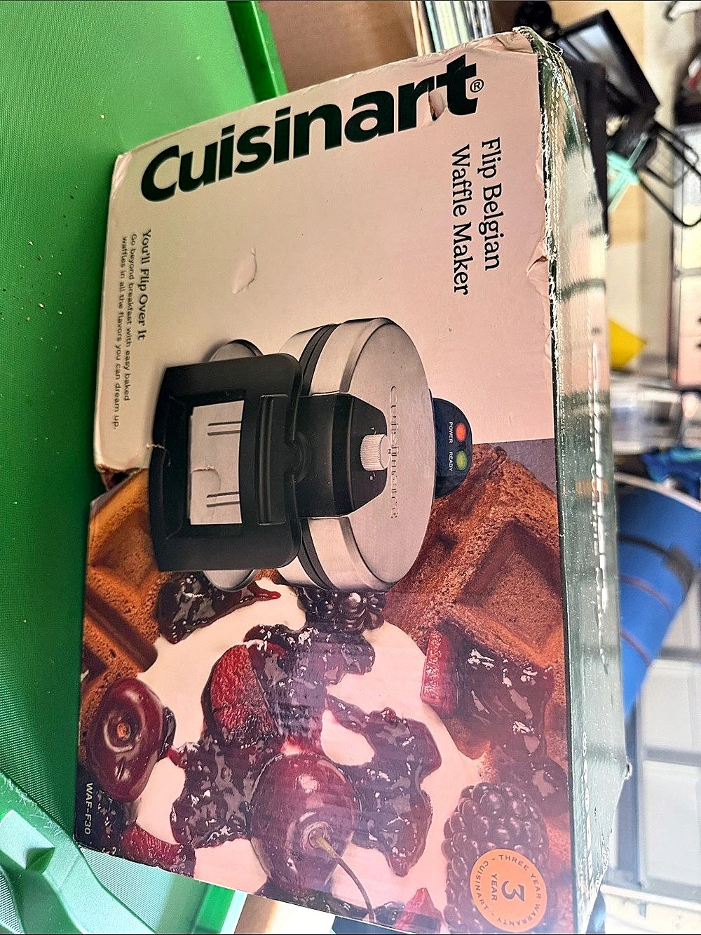Cuisinart Flip Belgian Waffle Maker Belgian Waffle Maker Black & Silver